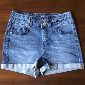 Denim shorts